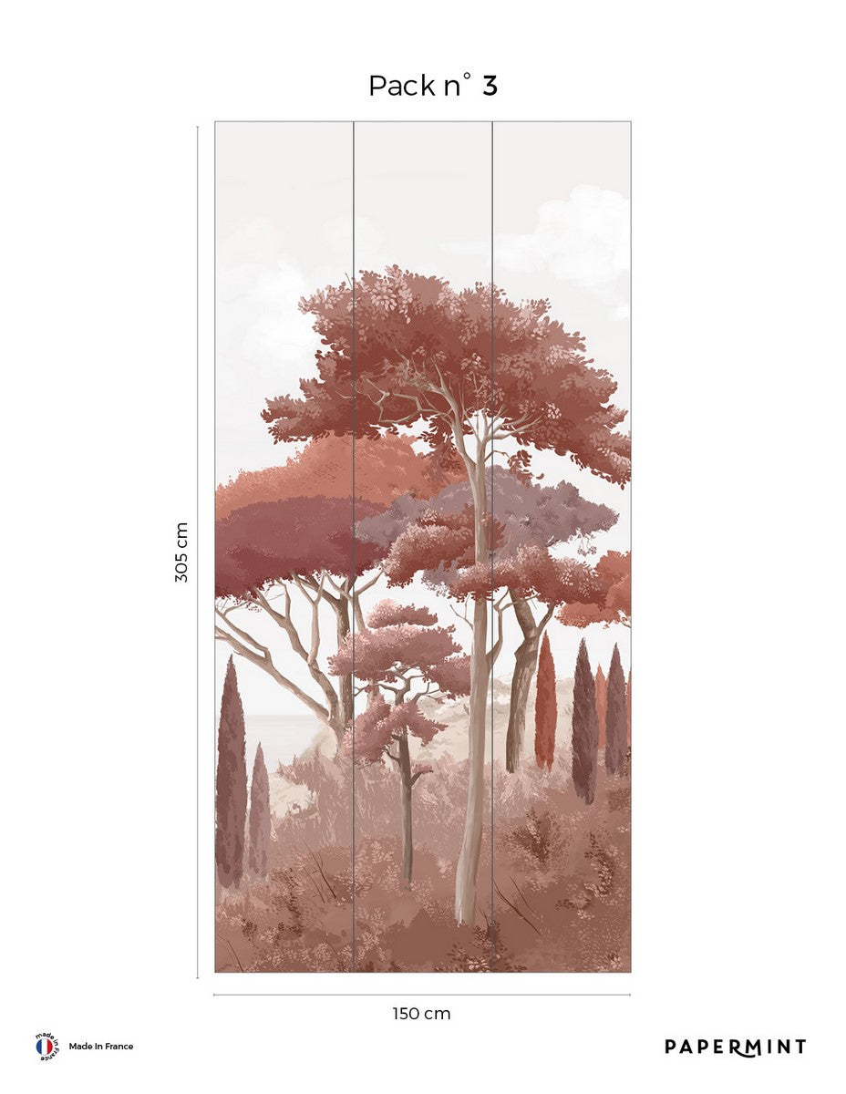 French Riviera Fresco - Red Ocher