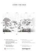 Fresque Côte Sauvage - Embruns