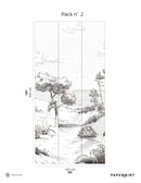 Fresque Côte Sauvage - Embruns