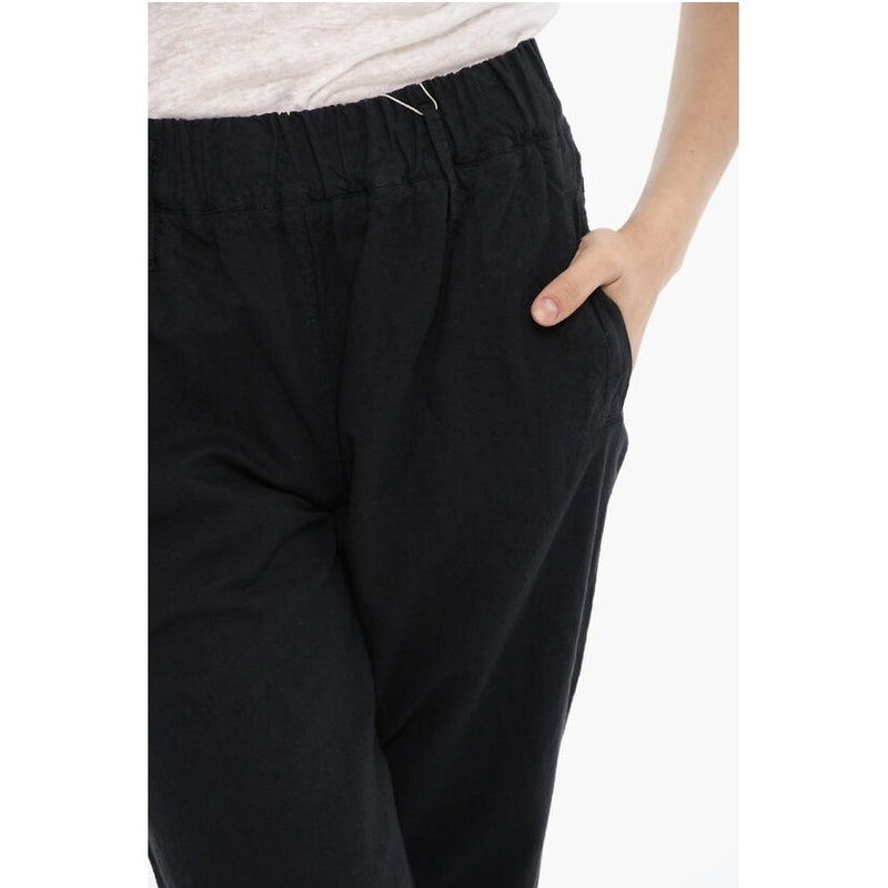 Pantalon Cotton And Linen With Drawstring Waist