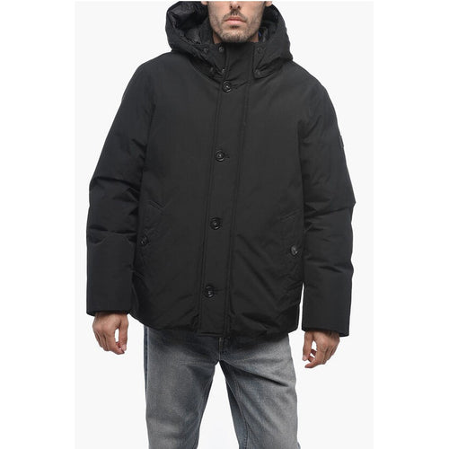 Cotton And Nylon South Bay Down With Removable Hood Jacket