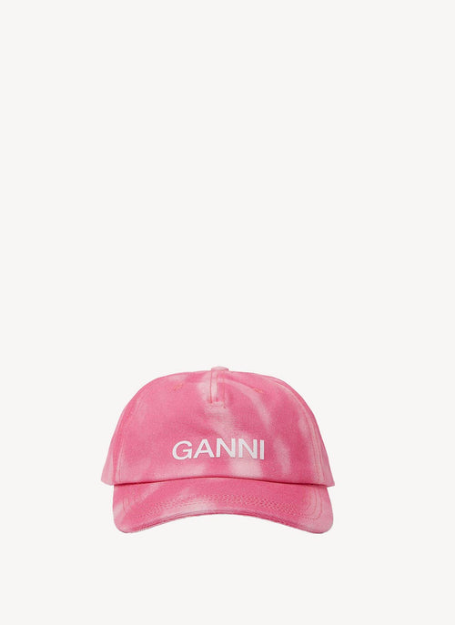 Ganni - Casquette Ganni - Dreamy Daze Phlox Pink - Femme