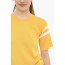 T-Shirt Cotton Crew-Neck With Contrasting Band