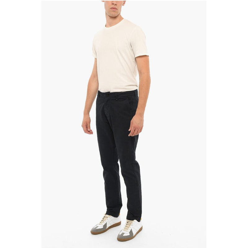 Cotton Crunchy Pants With Belt Loops