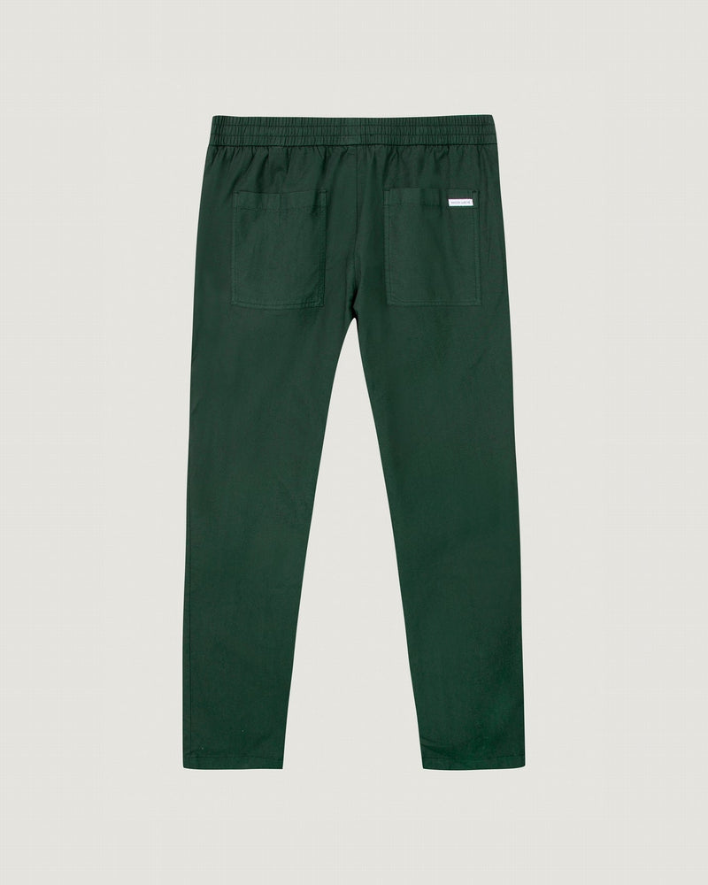 cotton popeline soutine pant#color_army-green