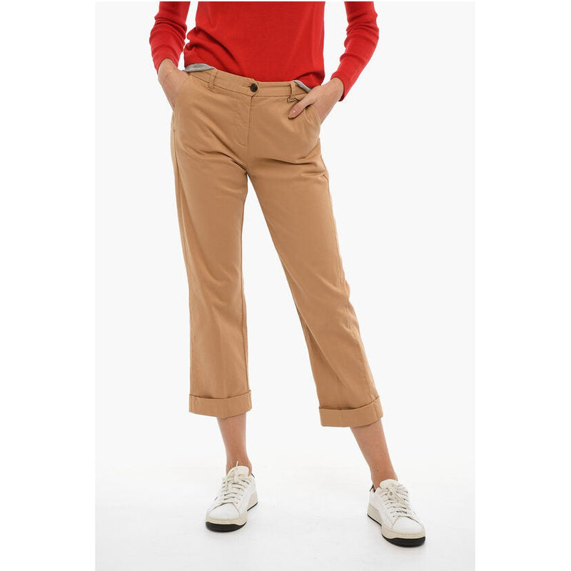 Cotton Stretch American Pants With Belt Loops