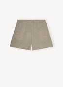 Ganni - Shorts - Verde - Mujer