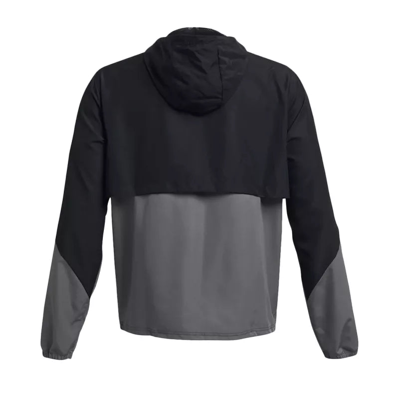 Kurtka Wiatrówka Z Kapturem Legacy Windbreak - Czarna, Biała, Szara - Męska