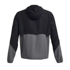 Kurtka Wiatrówka Z Kapturem Legacy Windbreak - Czarna, Biała, Szara - Męska