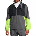 Coupe Vent À Capuche Legacy Windbreak - Gris Et Vert - Homme