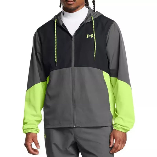 Windbreaker Mit Kapuze Legacy Windbreak - Grau Und Grün - Herren