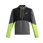 Coupe Vent À Capuche Legacy Windbreak - Gris Et Vert - Homme