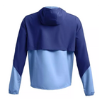Legacy Windbreak Hooded Windbreaker - Sky Blue, White. - Man