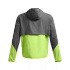 Coupe Vent À Capuche Legacy Windbreak - Gris Et Vert - Homme