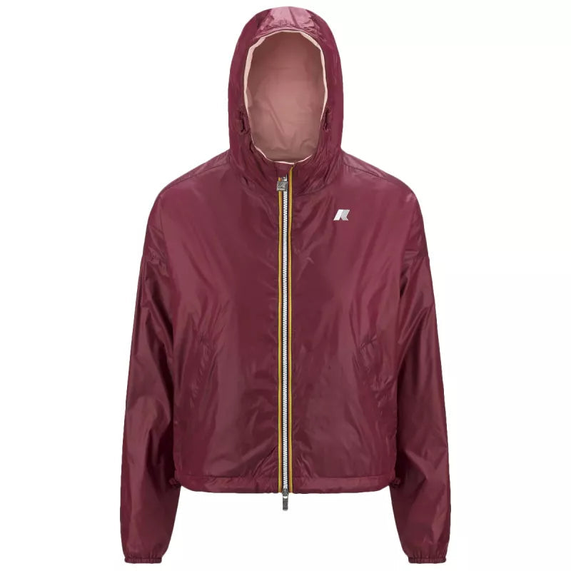 Cortavientos K-Way Laurette Plus 2 Reversible - Rosa/Burdeos