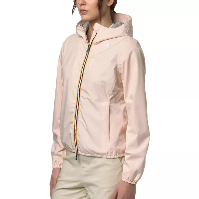 Cortavientos K-Way Lily Stretch Poly Jersey - Rosa