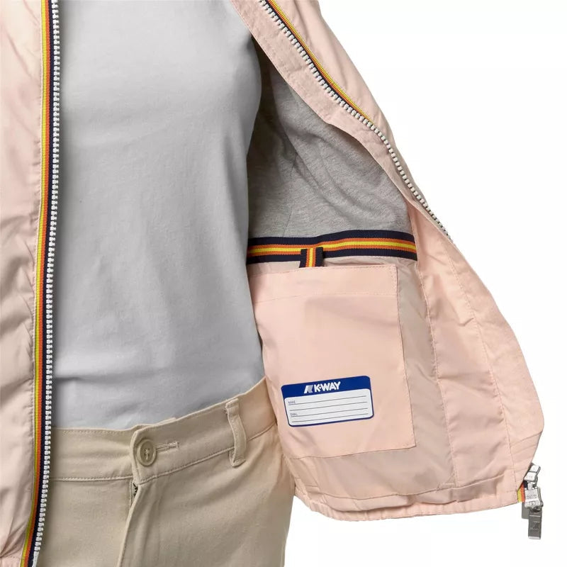 Cortavientos K-Way Lily Stretch Poly Jersey - Rosa