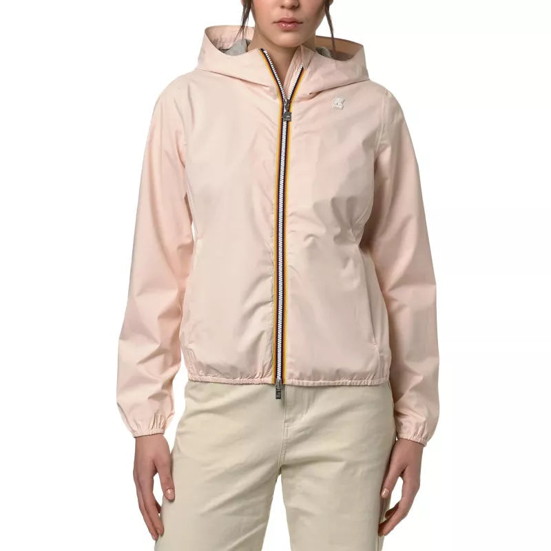 Cortavientos K-Way Lily Stretch Poly Jersey - Rosa