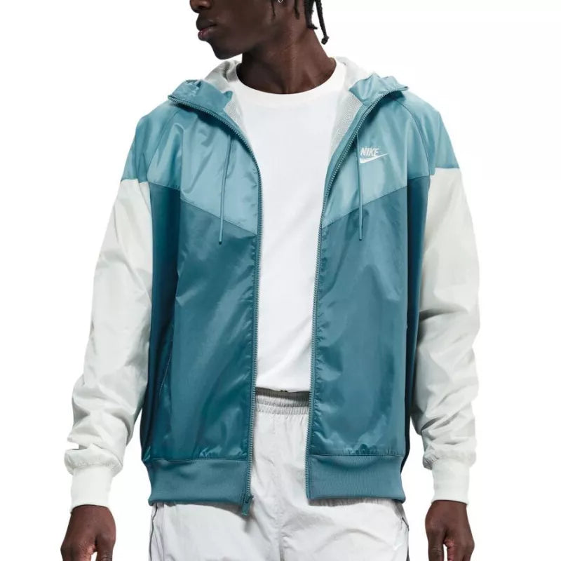Coupe-Vent Nike Sportswear Windrunner - Bleu Et Blanc