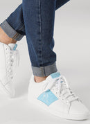 Le Coq Sportif - Baskets Courtclassic - Optical White Sky Blue - Femme