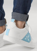 Le Coq Sportif - Baskets Courtclassic - Optical White Sky Blue - Femme