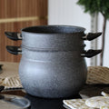 Cuscusera Con Tapa De Vidrio - 9 L