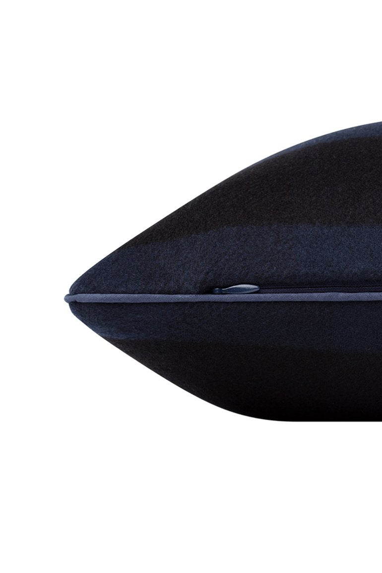 Coussin Grands Carreaux - Bleu / Noir