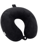 coussin nuque de voyage GYL noir mémoire de forme velours