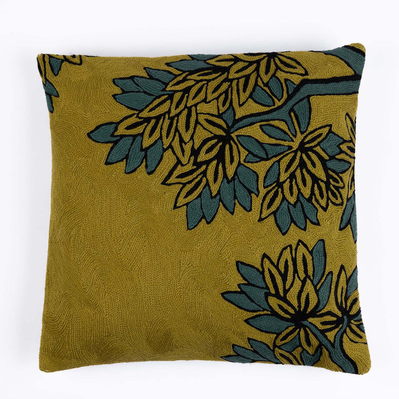 Victoria embroidered cushion