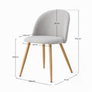 Set of 2 Cozy Chairs - Taupe