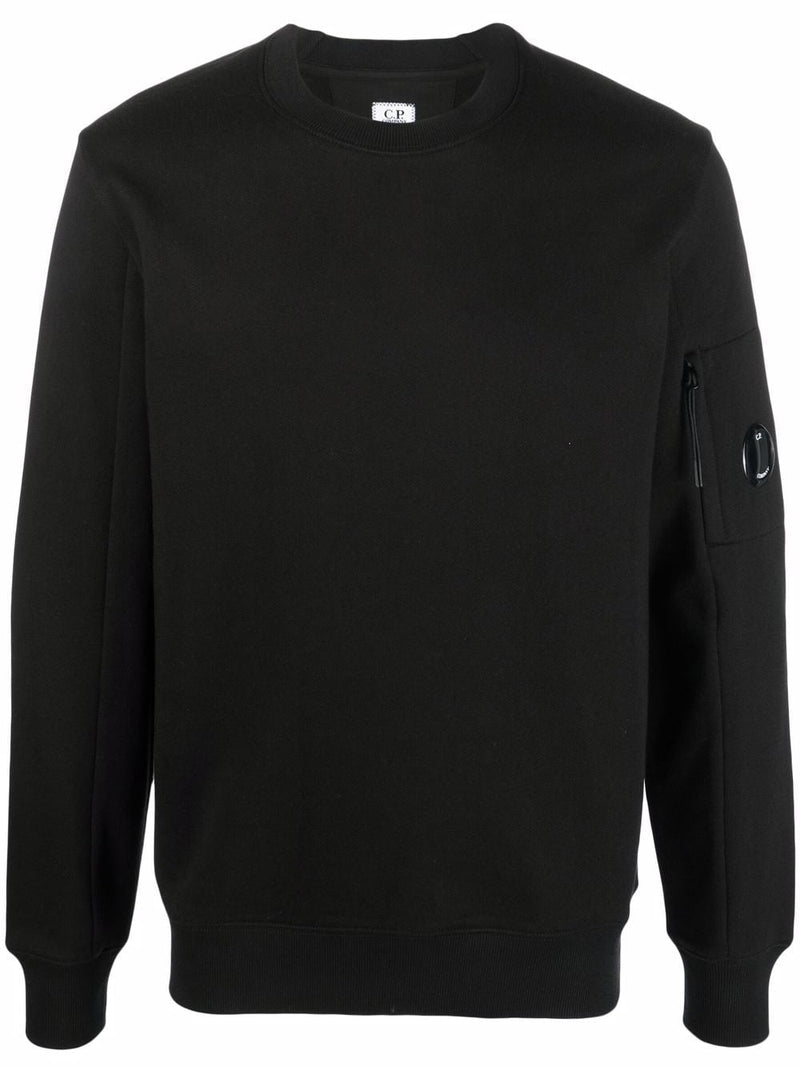 Sweatshirt Col Rond Diagonal Raised Fleece – C.P. Company – Noir