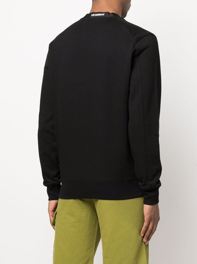 Sweatshirt Col Rond Diagonal Raised Fleece – C.P. Company – Noir