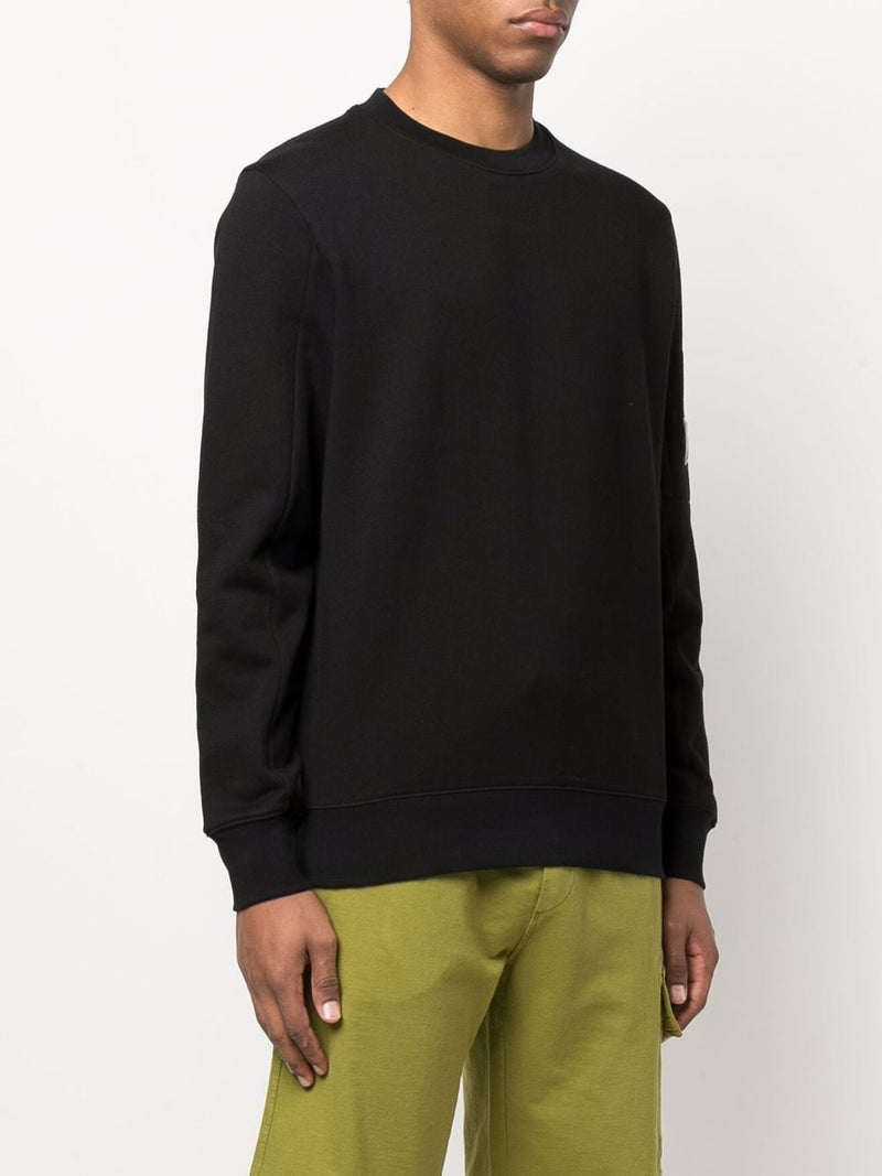 Sweatshirt Col Rond Diagonal Raised Fleece – C.P. Company – Noir