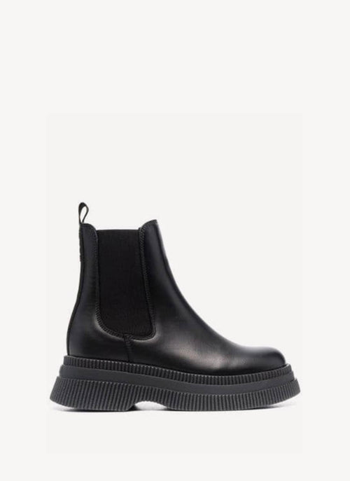 Ganni - Bottines Chelsea Creepers - Noir - Femme