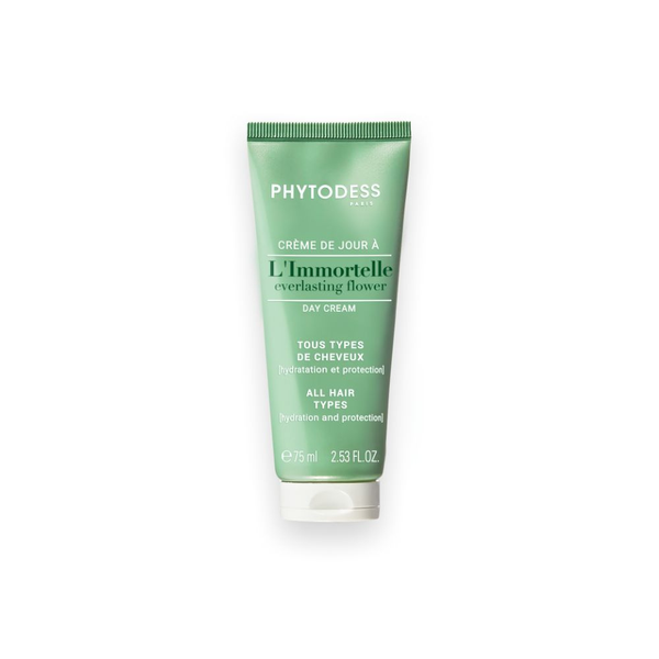 Crème De Jour À L'Immortelle - Tous Types De Cheveux - Hydratation Et Protection