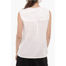 Top Crew-Neck Double Fabric Tank