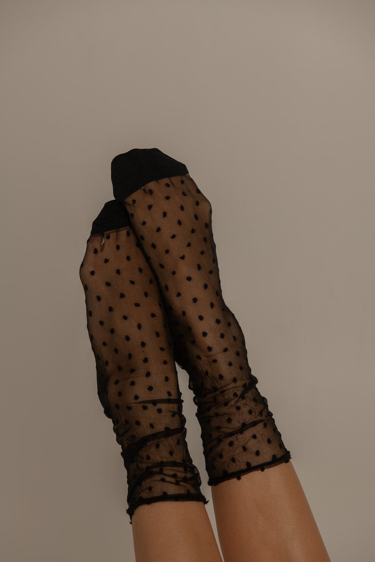 Chaussettes Pois - Transparentes
