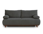 Cristal - 3-Seater Convertible Sofa with Storage Compartment - Corduroy - Dark Grey