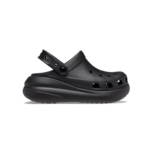 Crocs - Sabots Compensées Classic Crush Clog - Noir