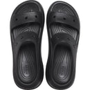 Crocs - Sandales Compensées Classic Crush - Noir