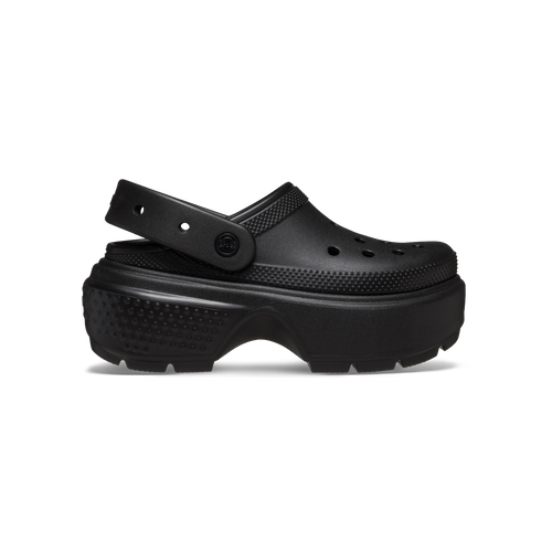 Crocs - Sabots Compensés Stomp Clog Blk - Noir