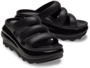 Crocs - Sandales Compensées Mega Crush Triple Strap Blk - Noir