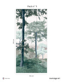 Fresque Crozon - Vert opale