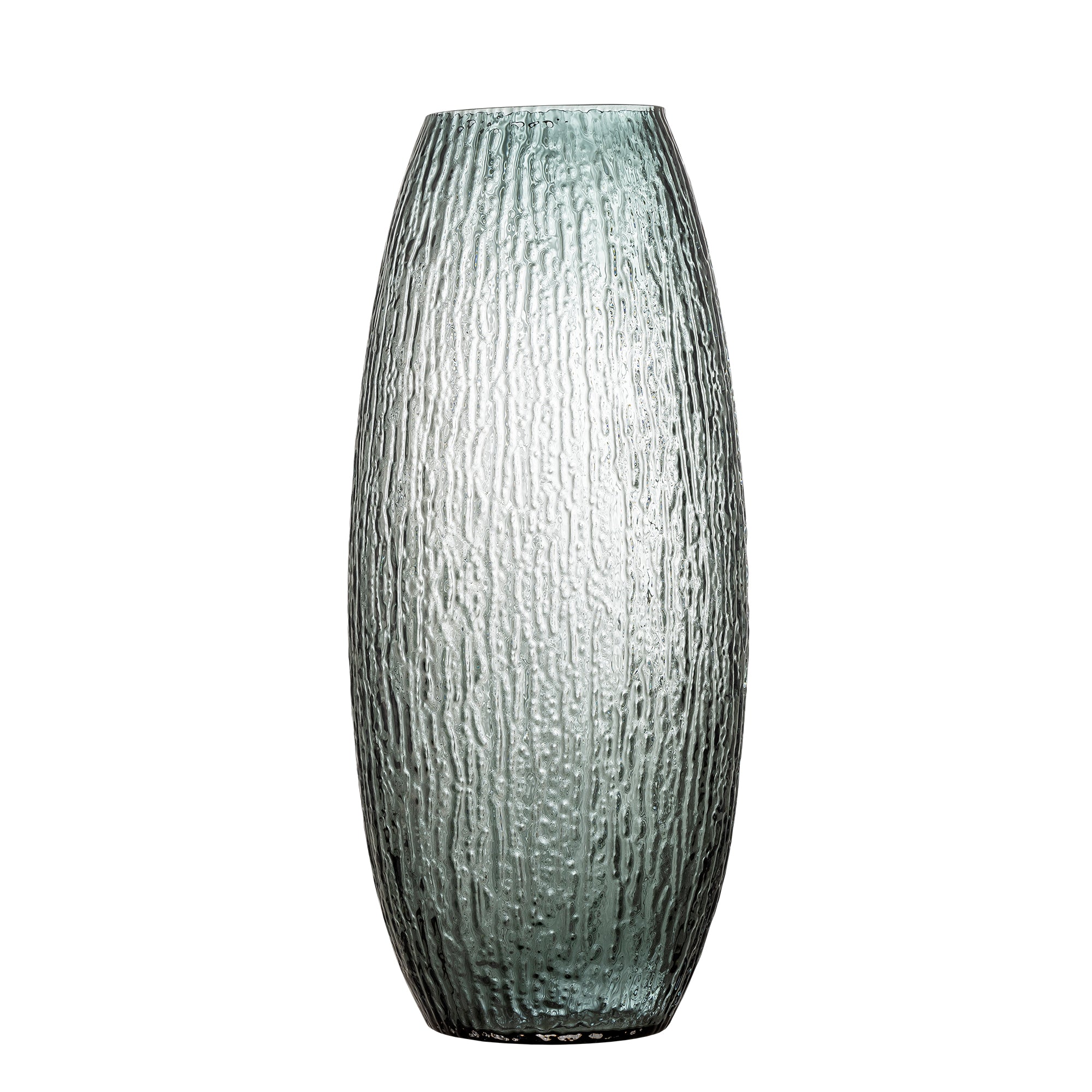 Brock - Vase - Grey - Glass