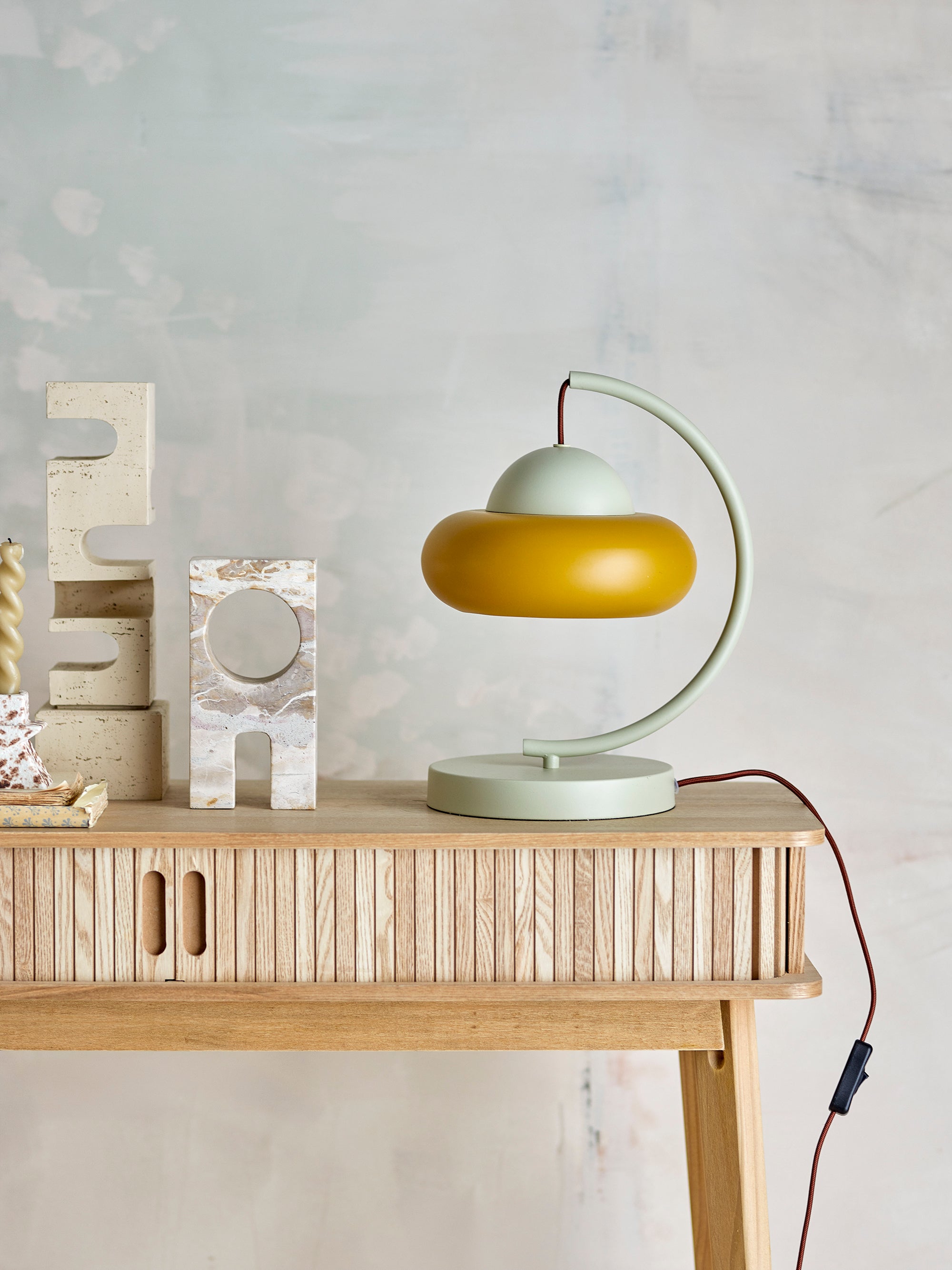 Bubble - Lampe À Poser - Naturel - Métal