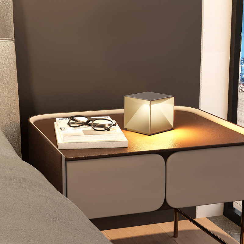 Lampe De Table Sans Fil - Cubox Mini Sand