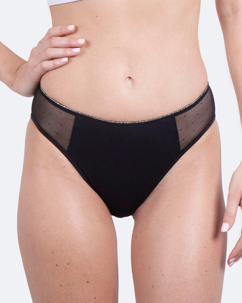 Culotte menstruelle plumetis