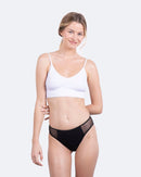 Culotte menstruelle plumetis