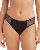 Culotte menstruelle tulle cœur