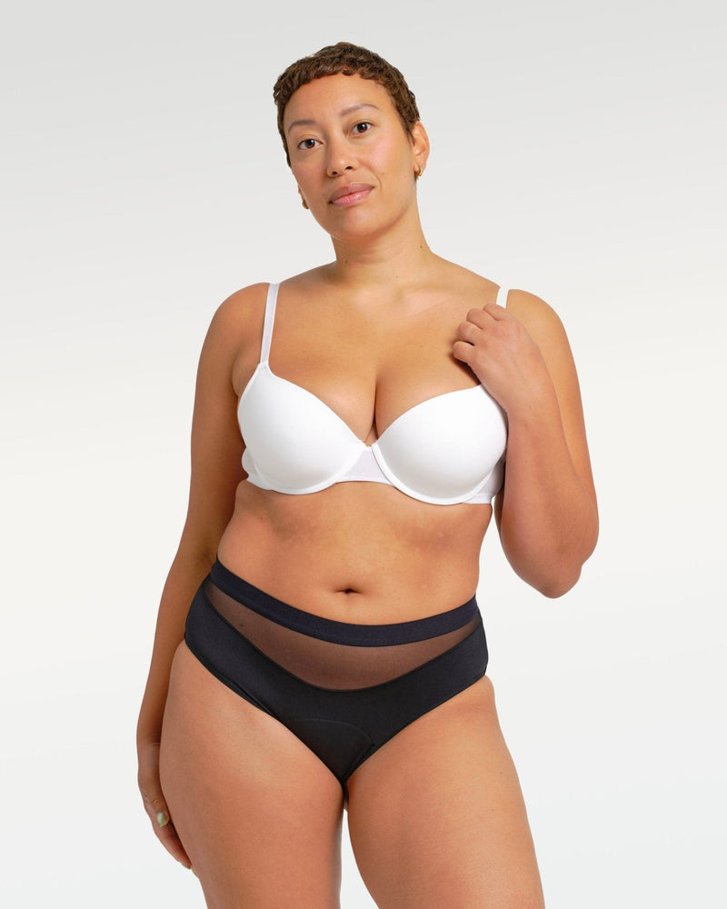 Culotte menstruelle vague noire
